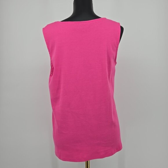 Rafaella Pink Hardware Shirt Top - Picture 5 of 9
